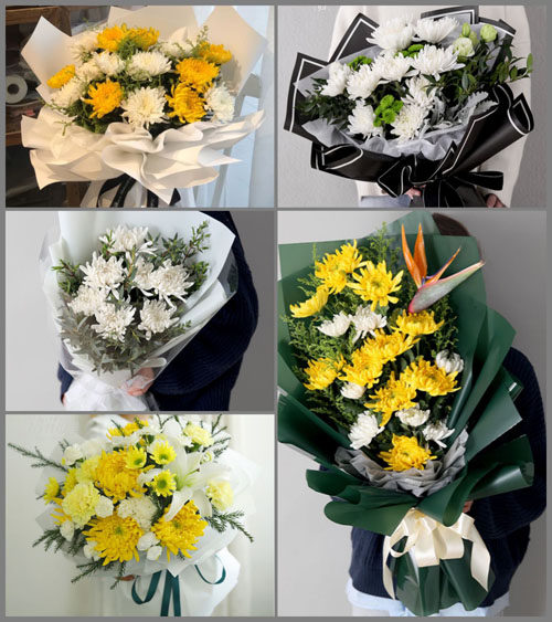 广东韶关市南雄市湖口镇三角村白事花束代送